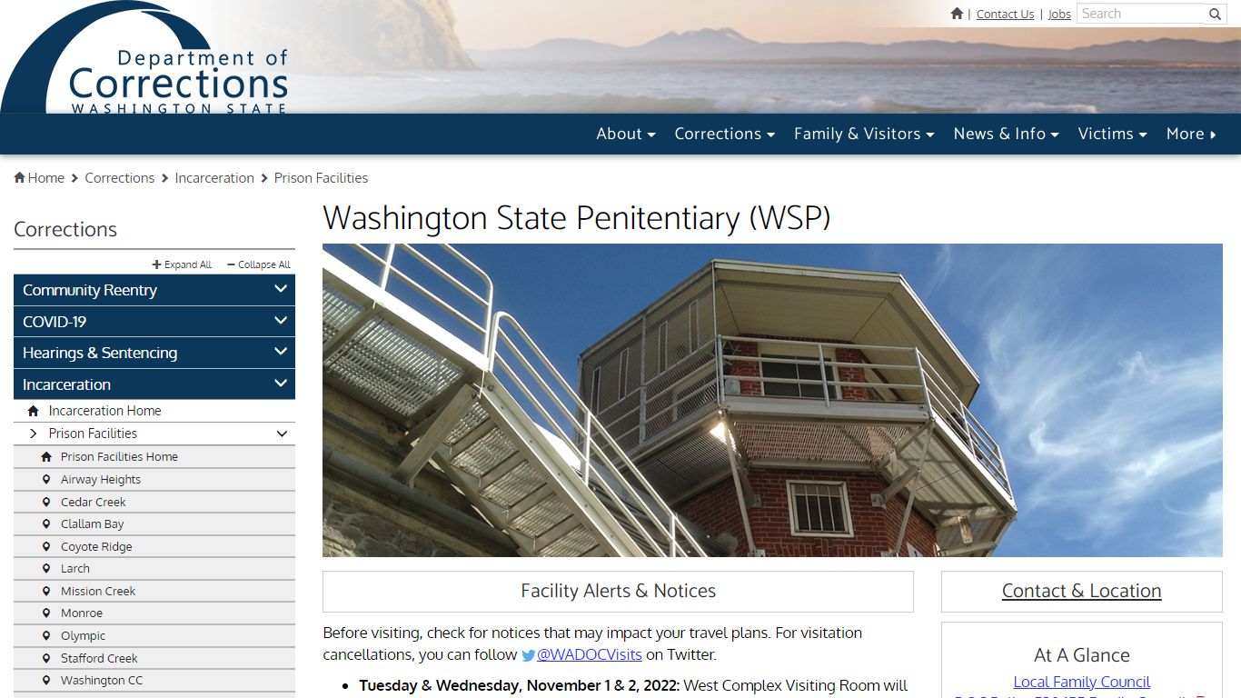 Washington State Penitentiary (WSP)